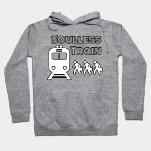 Soulless Train - black outline Hoodie